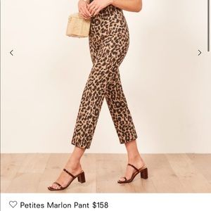 Petites Marlon Leopard Pants 0P